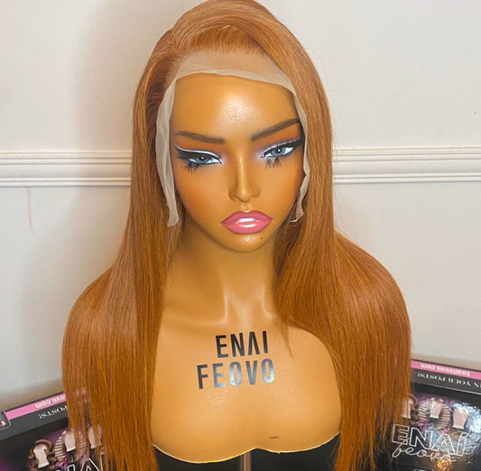 Human hair ginger wig