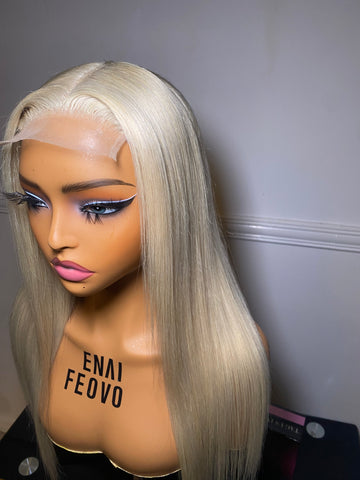 Blonde 613 human hair unit