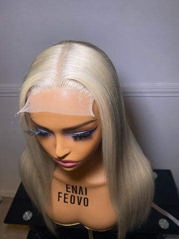 Blonde 613 human hair unit