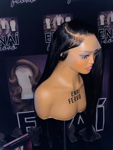 Black human hair unit