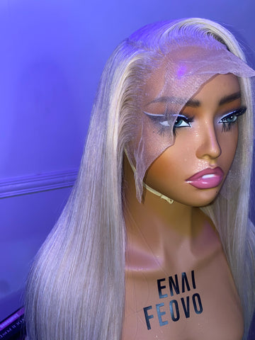 Blonde 613 human hair unit