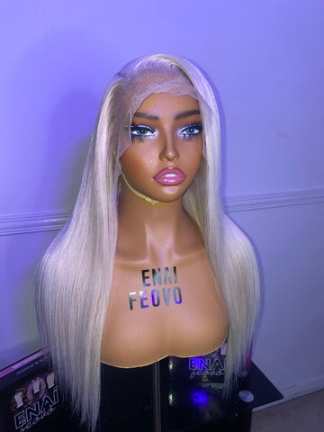 Blonde 613 human hair unit