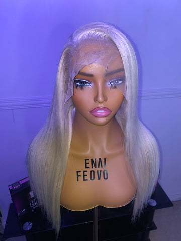 Blonde 613 human hair unit